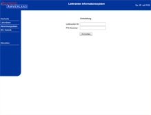 Tablet Screenshot of lis.molkerei-ammerland.de